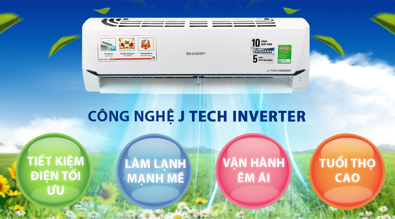 Điều hòa Sharp Inverter 1 HP AH-X9XEW