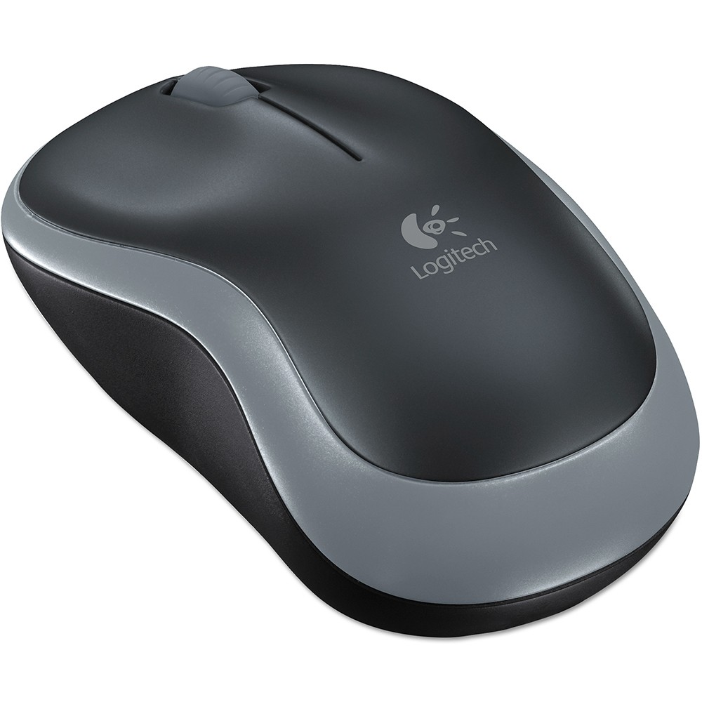 Chuột không dây Logitech M185 Wireless (USB/Xám đen) 1