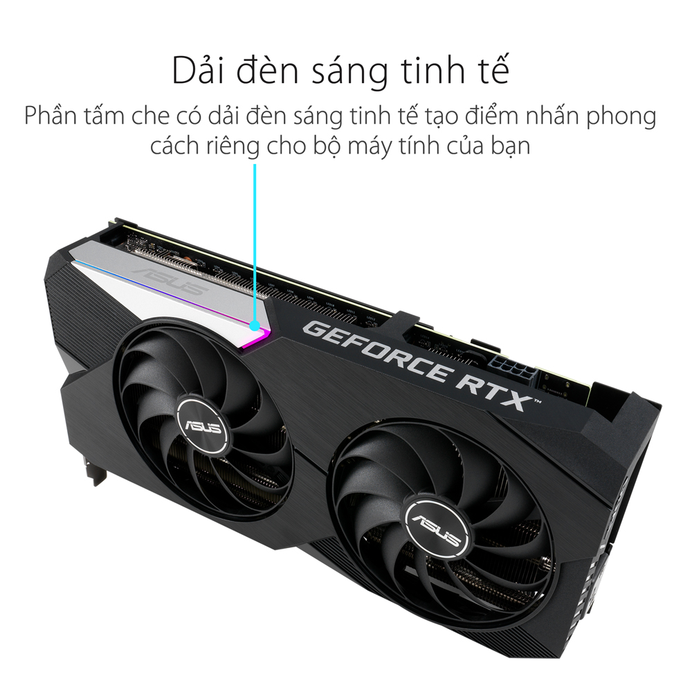 Card màn hình Asus DUAL RTX 3060 Ti-O8G