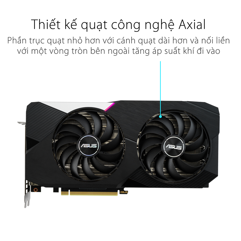 Card màn hình Asus DUAL RTX 3060 Ti-O8G