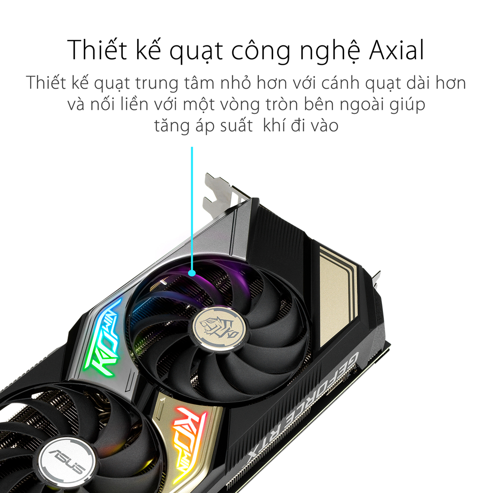 Card màn hình Asus KO RTX 3060 Ti-8G-GAMING