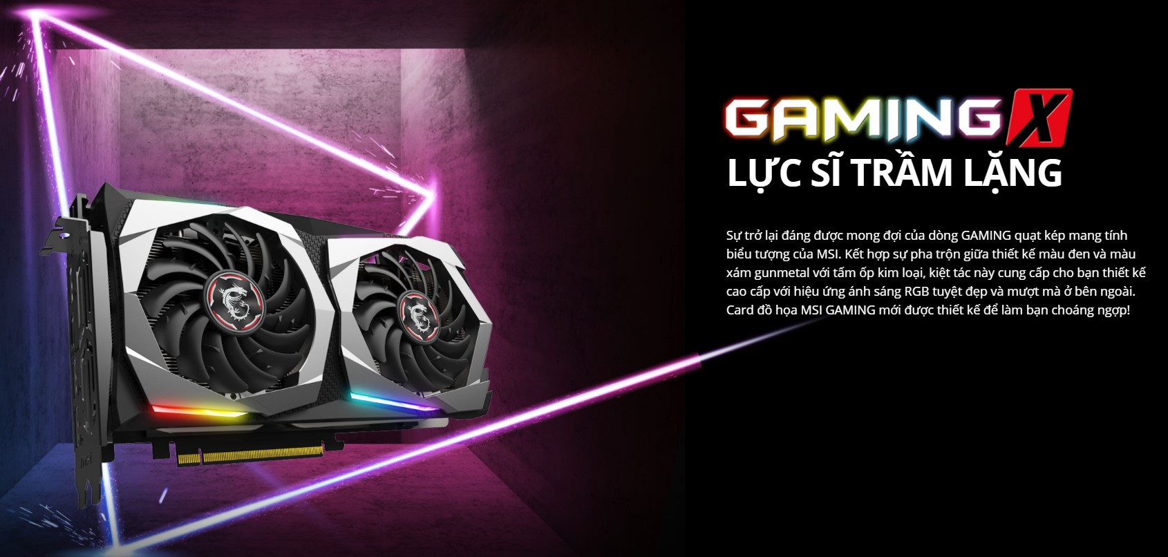 Card màn hình MSI GTX 1660 GAMING X