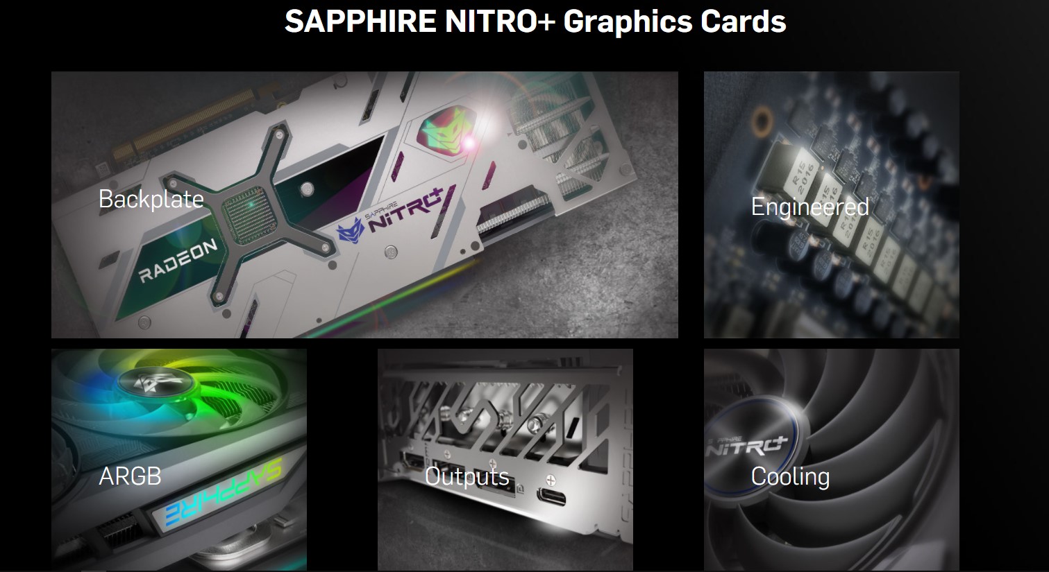 Card màn hình SAPPHIRE NITRO+ Radeon RX 6800 XT OC SE GAMING 16GB