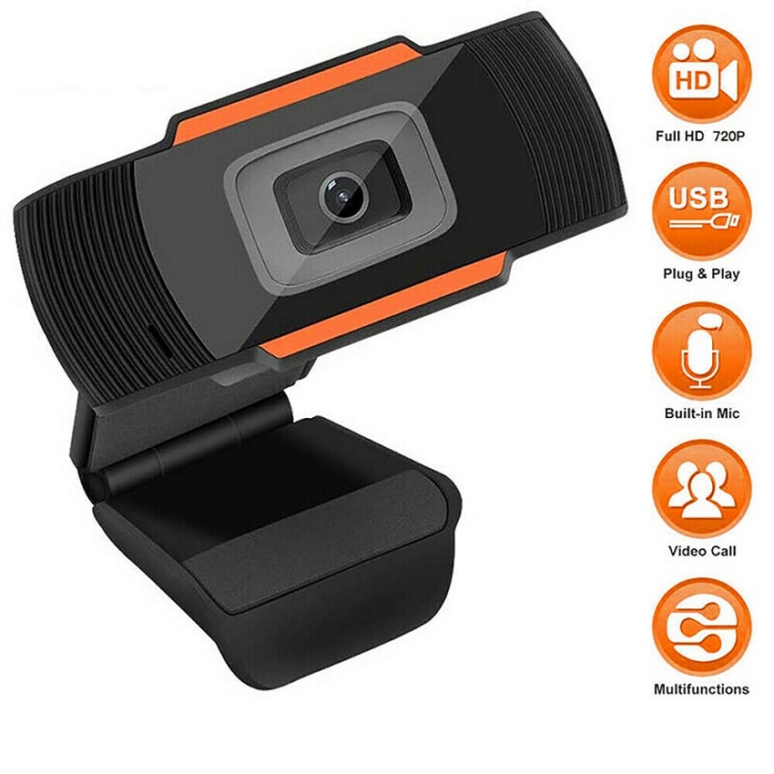 Webcam HD 720p kẹp màn hình
