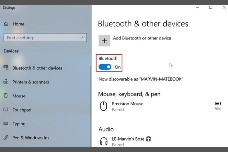 Hướng dẫn cách kết nối Bluetooth laptop với tai nghe win 8