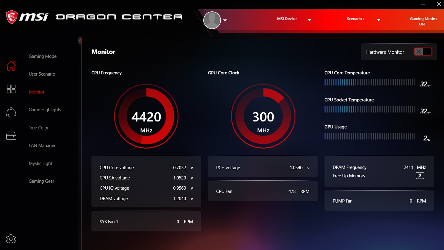 Card màn hình MSI RTX 3070 GAMING TRIO 8G