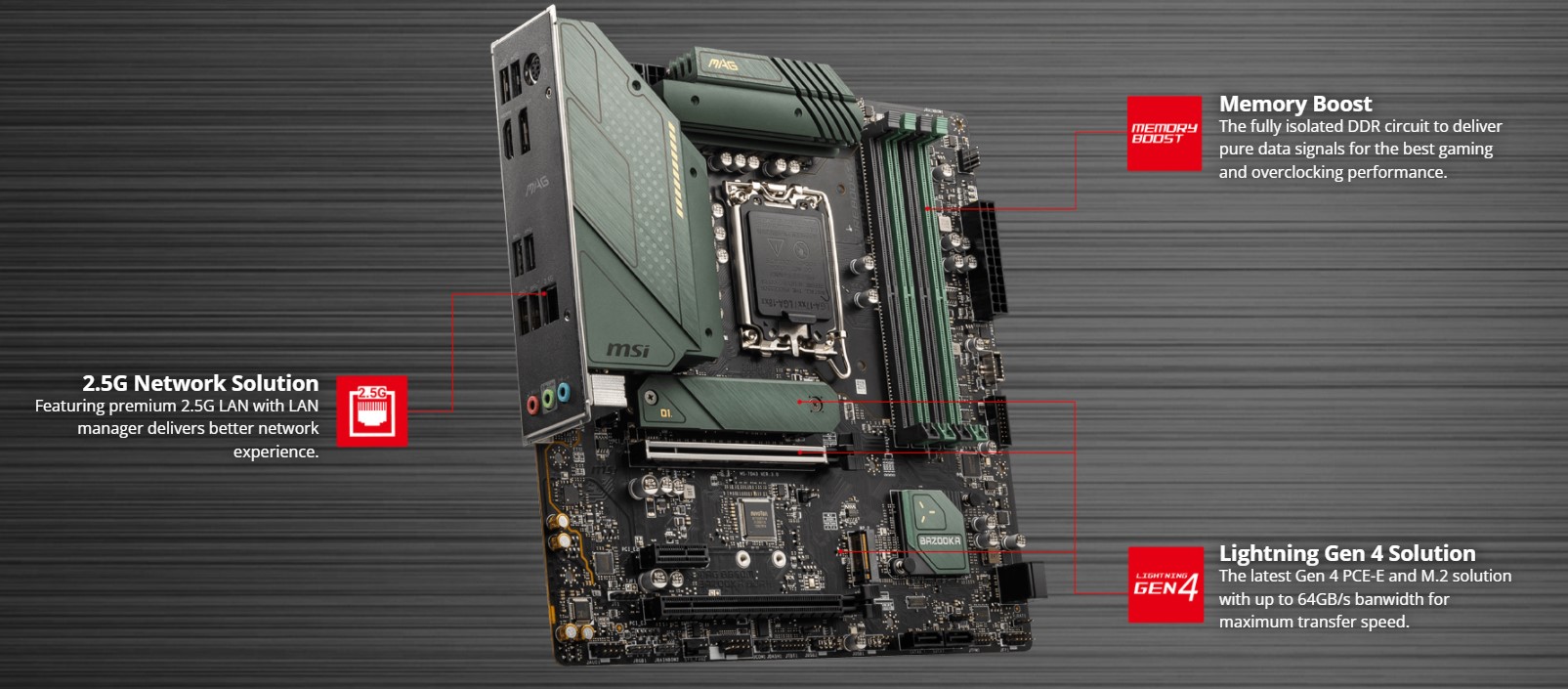 Mainboard MSI MAG B660M BAZOOKA