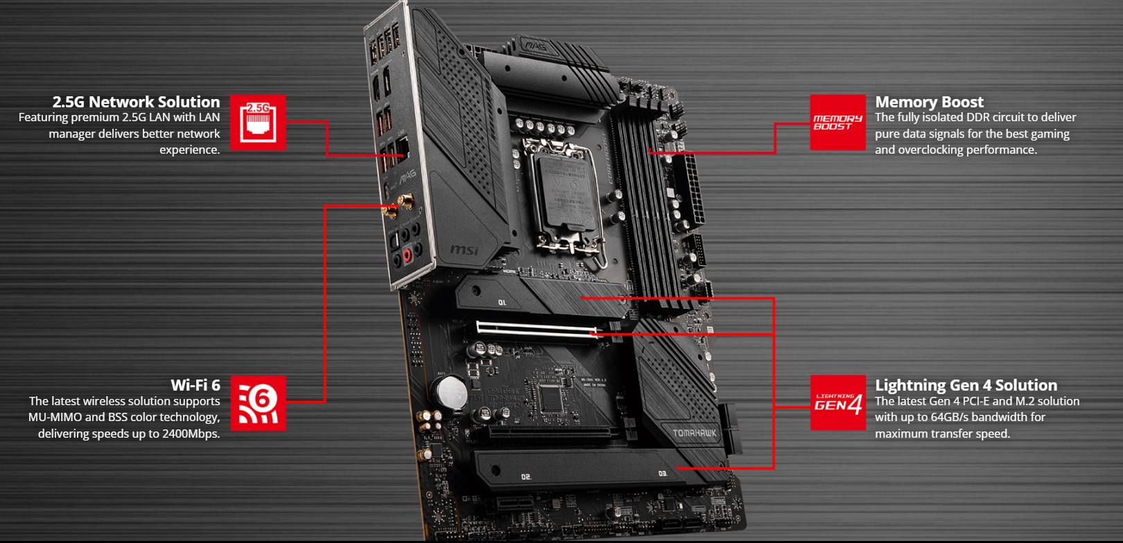 Mainboard MSI MAG B660 TOMAHAWK WIFI