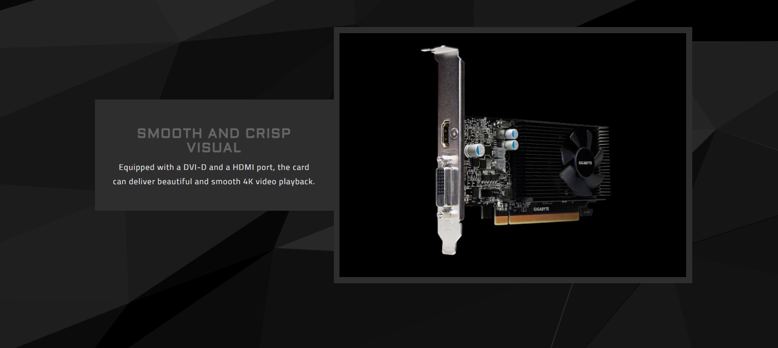 Card màn hình Gigabyte GT1030 Low Profile 2G DDR5