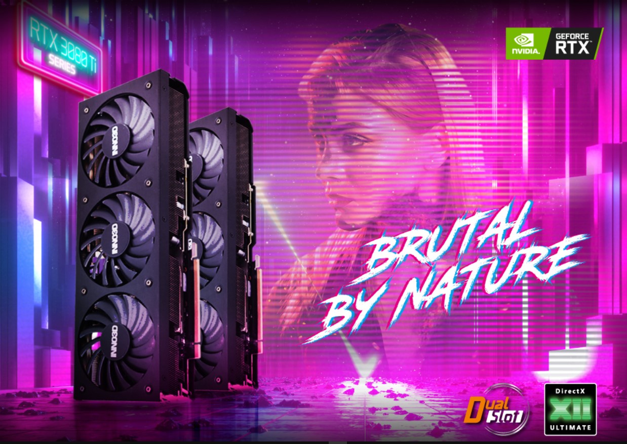 Card màn hình Inno3D RTX 3070 Ti X3 OC