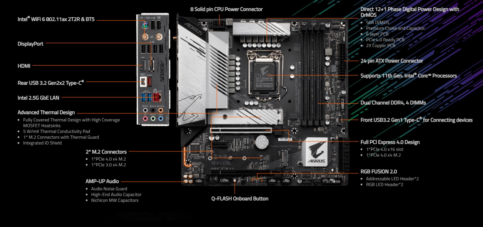 Mainboard Gigabyte B560M-AORUS PRO AX