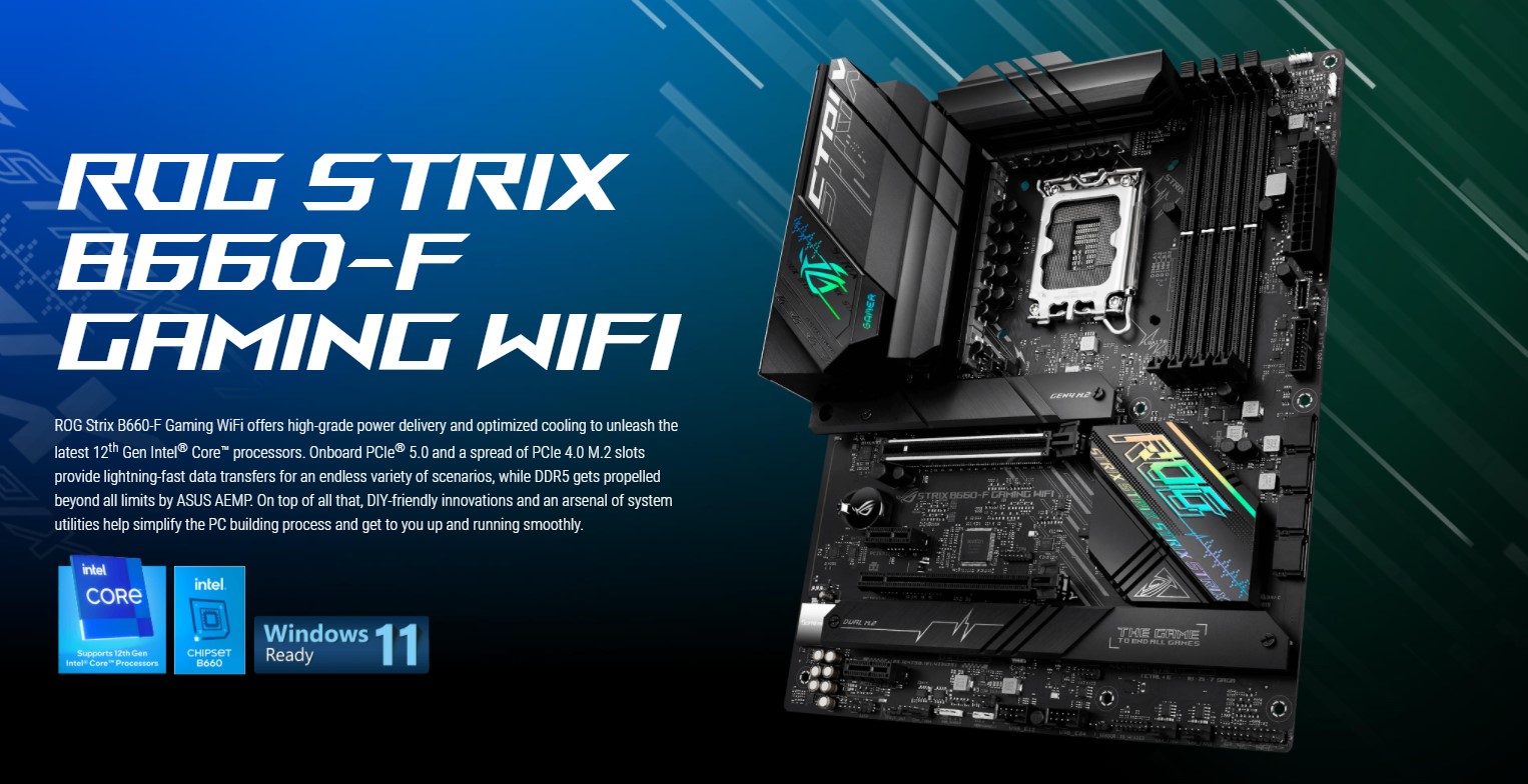 Mainboard Asus ROG STRIX B660-F GAMING WIFI