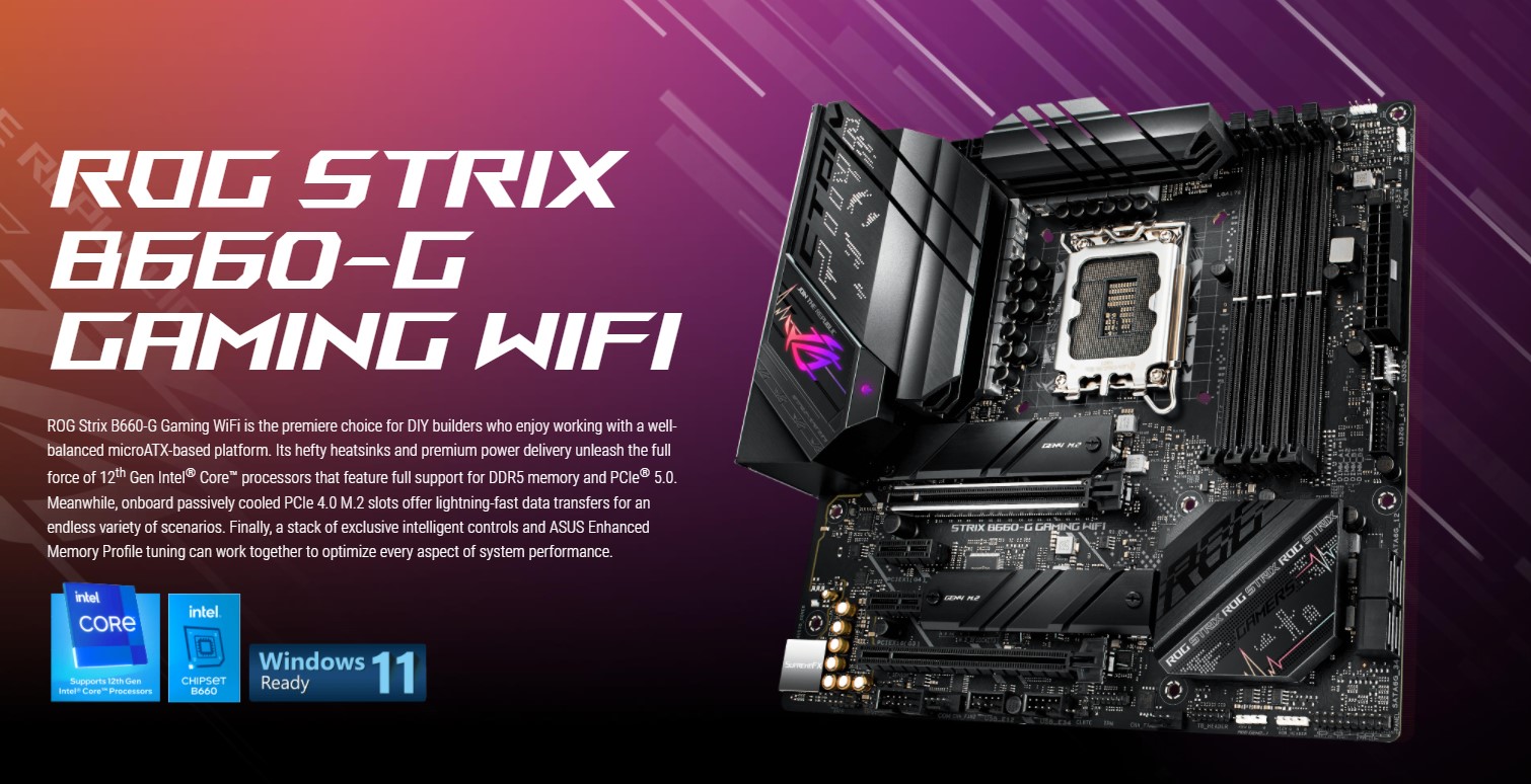 Asus ROG STRIX B660-G GAMING WIFI