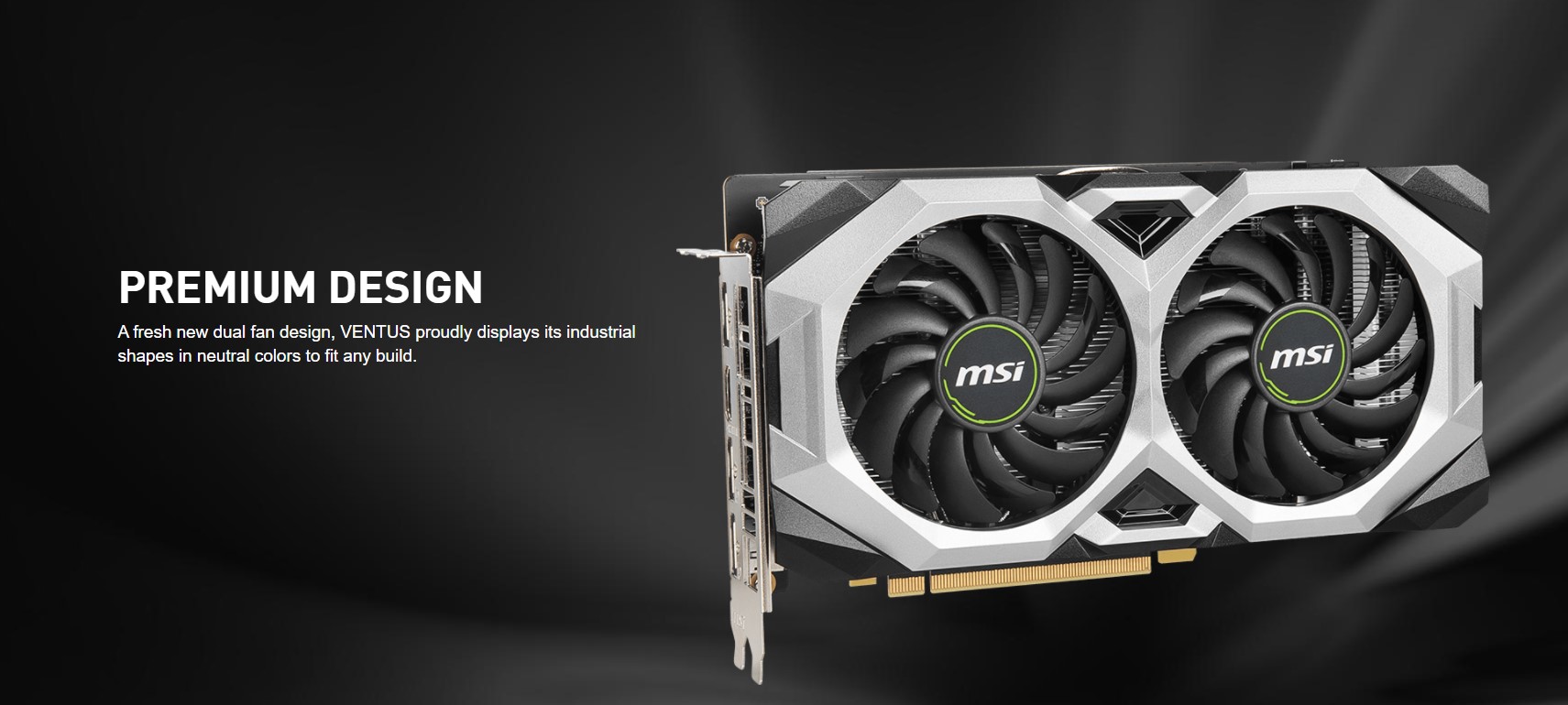 Card màn hình MSI RTX 2060 VENTUS GP OC