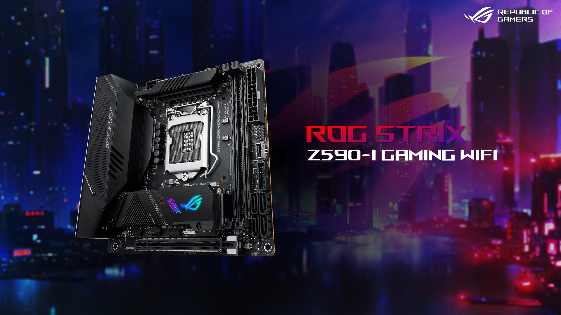 Mainboard ASUS ROG STRIX Z590-I GAMING WIFI