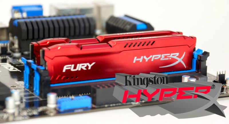 RAM Desktop KINGSTON HyperX Fury (HX316C10FR/8) 8GB (1x8GB) DDR3 1600MHz