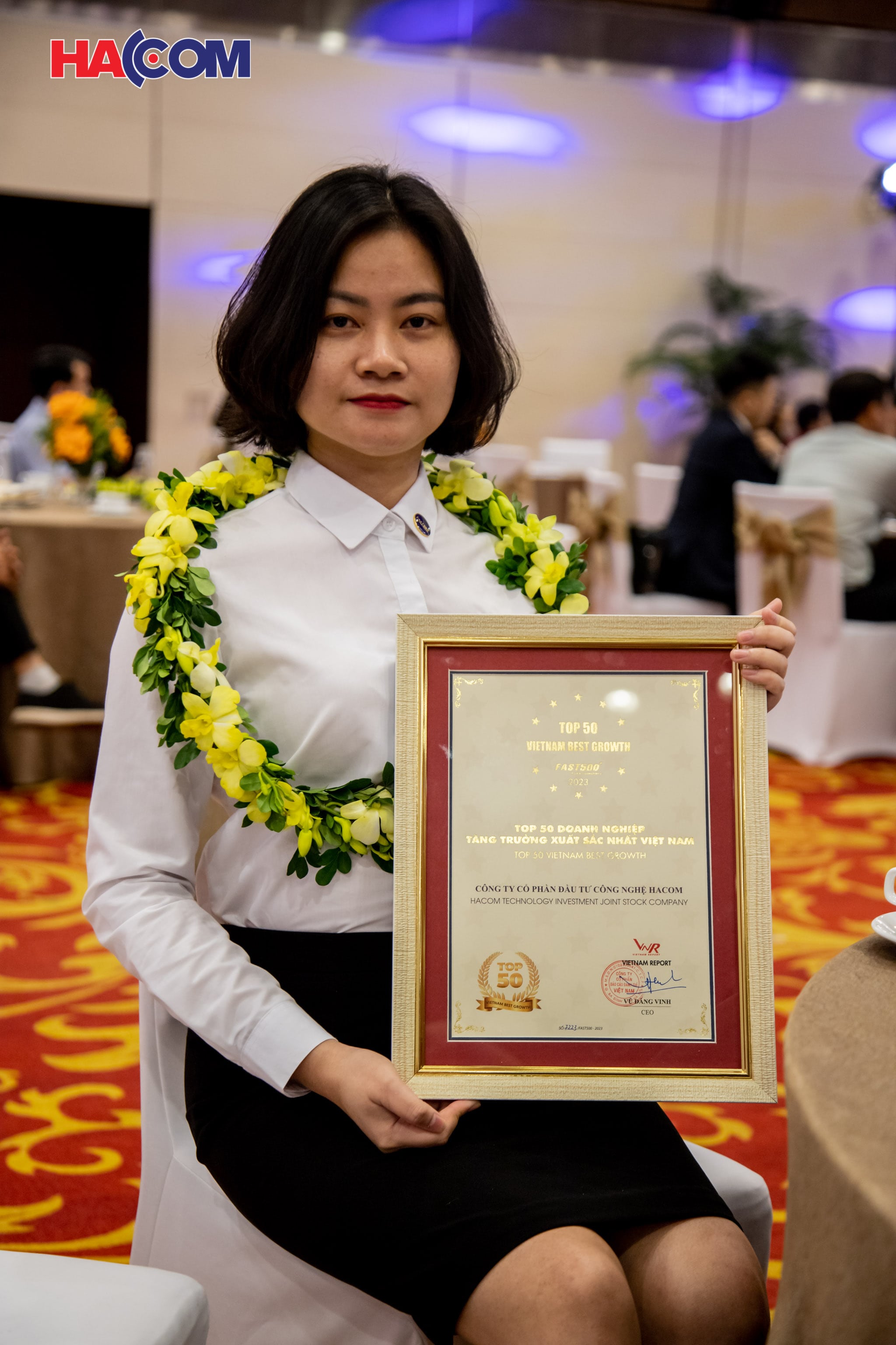 HACOM nhận giải thưởng Top 50 Vietnam Best Growth