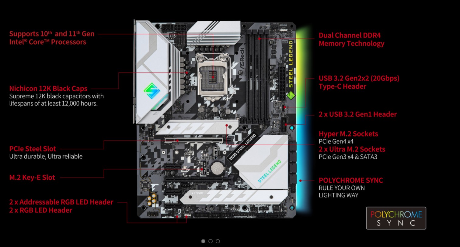 Mainboard ASROCK Z590 STEEL LEGEND