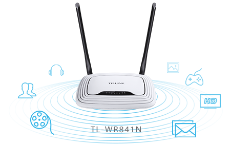 Bộ phát wifi TP-Link WR841N Wireless 300Mbps 1