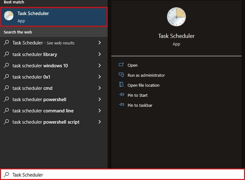 Hẹn giờ tắt máy tính PC hàng ngày bằng Windows Task Scheduler bước 1
