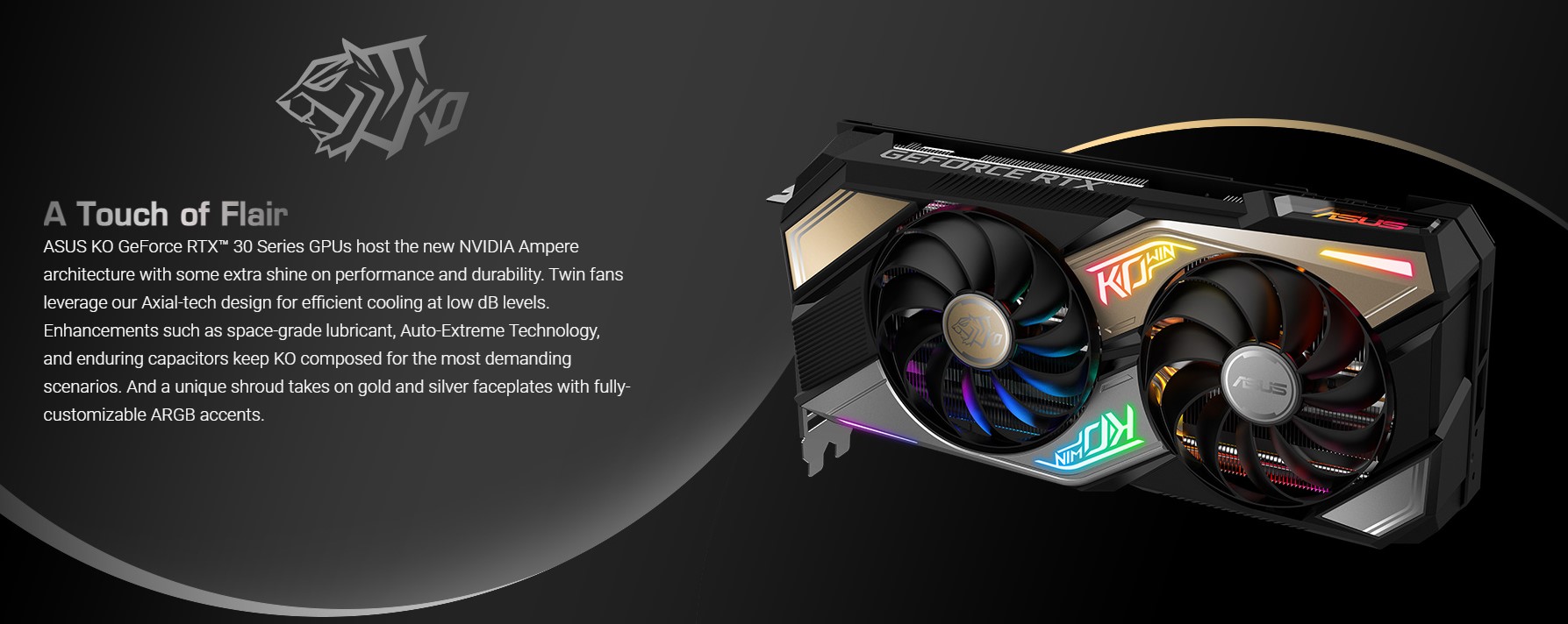 Card màn hình Asus KO-RTX 3070-8G GAMING