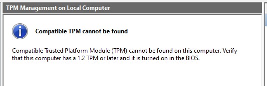 kiểm tram xem máy tính có TPM 2.0