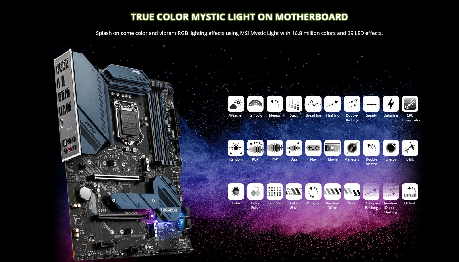 Mainboard MSI MAG B560 TORPEDO - LApc