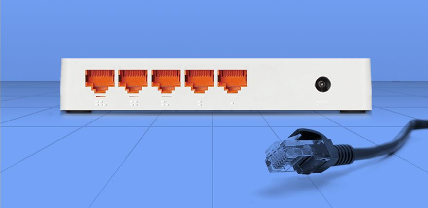 Switch 5 Port 10/100/1000Mbps Totolink S505G 3