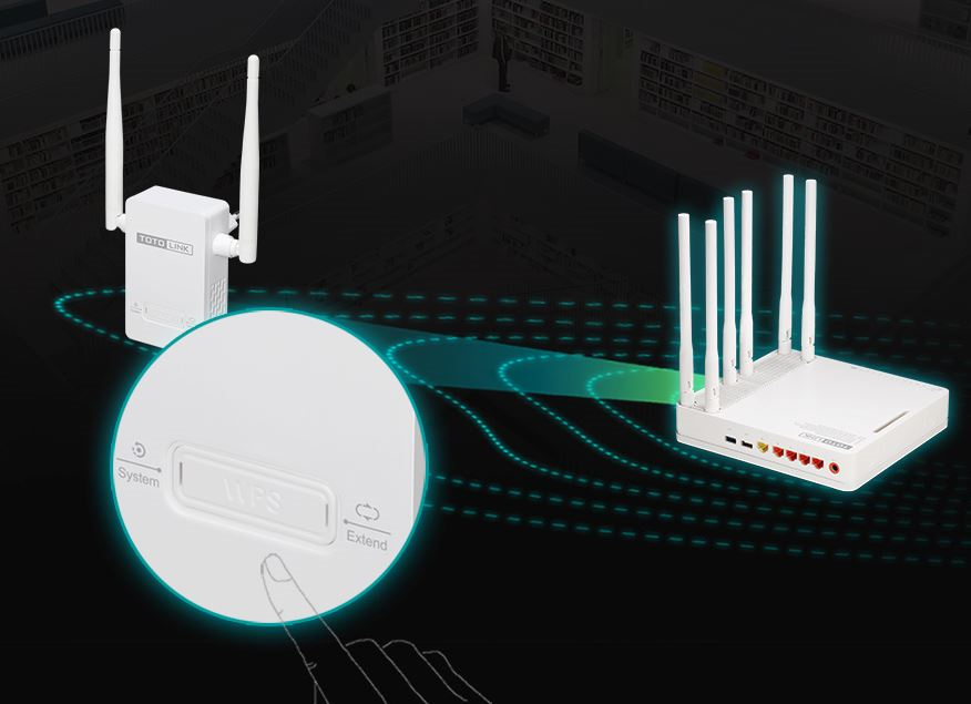 Bộ kích sóng wifi Totolink EX200 Tốc độ N300Mbps 2