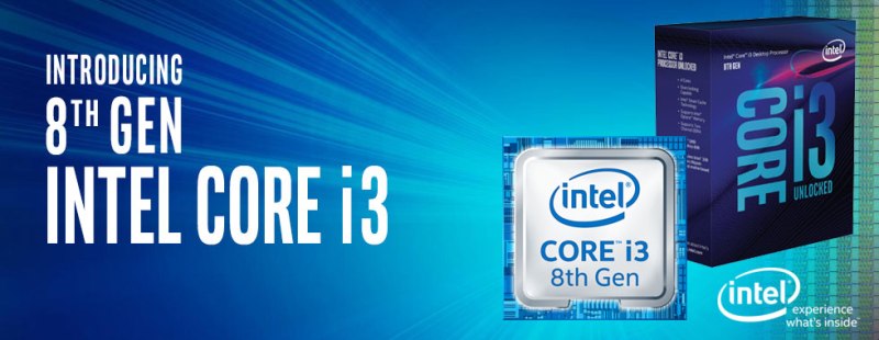 1151 CPU Intel Core i3-8100