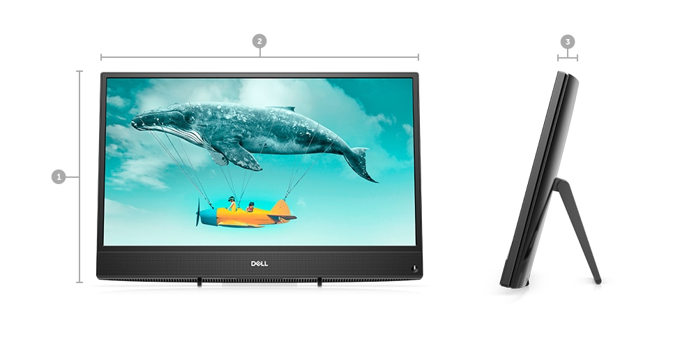 PC Dell All in one Inspiron 3277 TNC4R1 i3 7130U/4GB/1TB/21.5