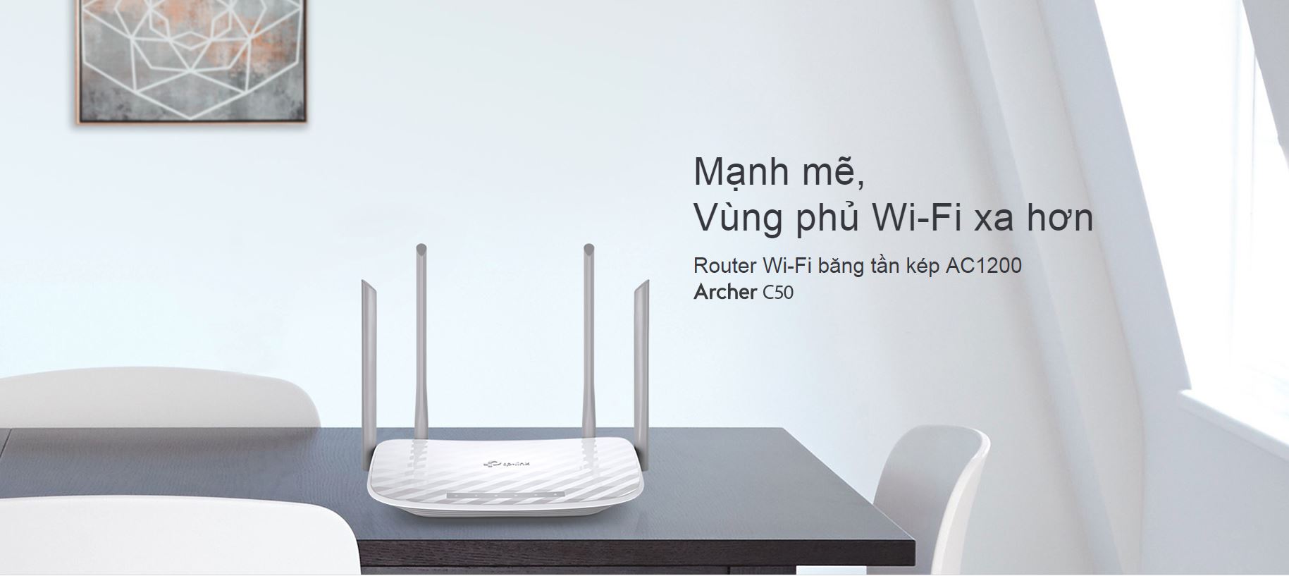 Bộ phát wifi TP-Link Archer C50 Wireless AC1200Mbps