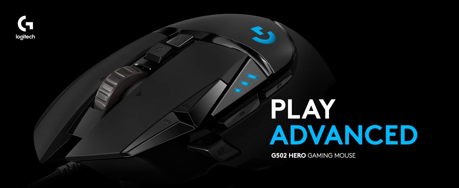 Chuột Logitech G502 Hero Gaming (USB)