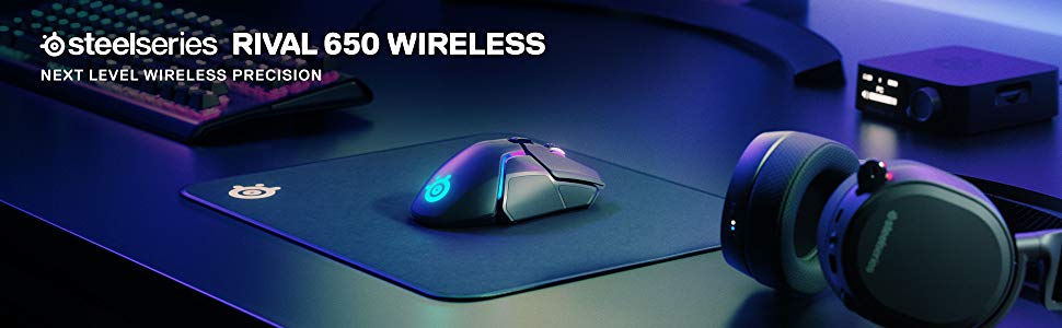 Chuột chơi game SteelSeries Rival 650 Wireless (62456)